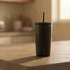 16oz Stainless Steel Cold Cup – Black