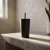 16oz Stainless Steel Cold Cup – Black