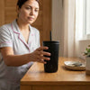 16oz Stainless Steel Cold Cup – Black
