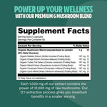 Organic Mushroom Supplement Capsules for Enhanced Immunity and Vitality - KoreyDeals