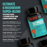 Organic Mushroom Supplement Capsules for Enhanced Immunity and Vitality - KoreyDeals
