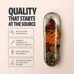 Organic Mushroom Supplement Capsules for Enhanced Immunity and Vitality - KoreyDeals