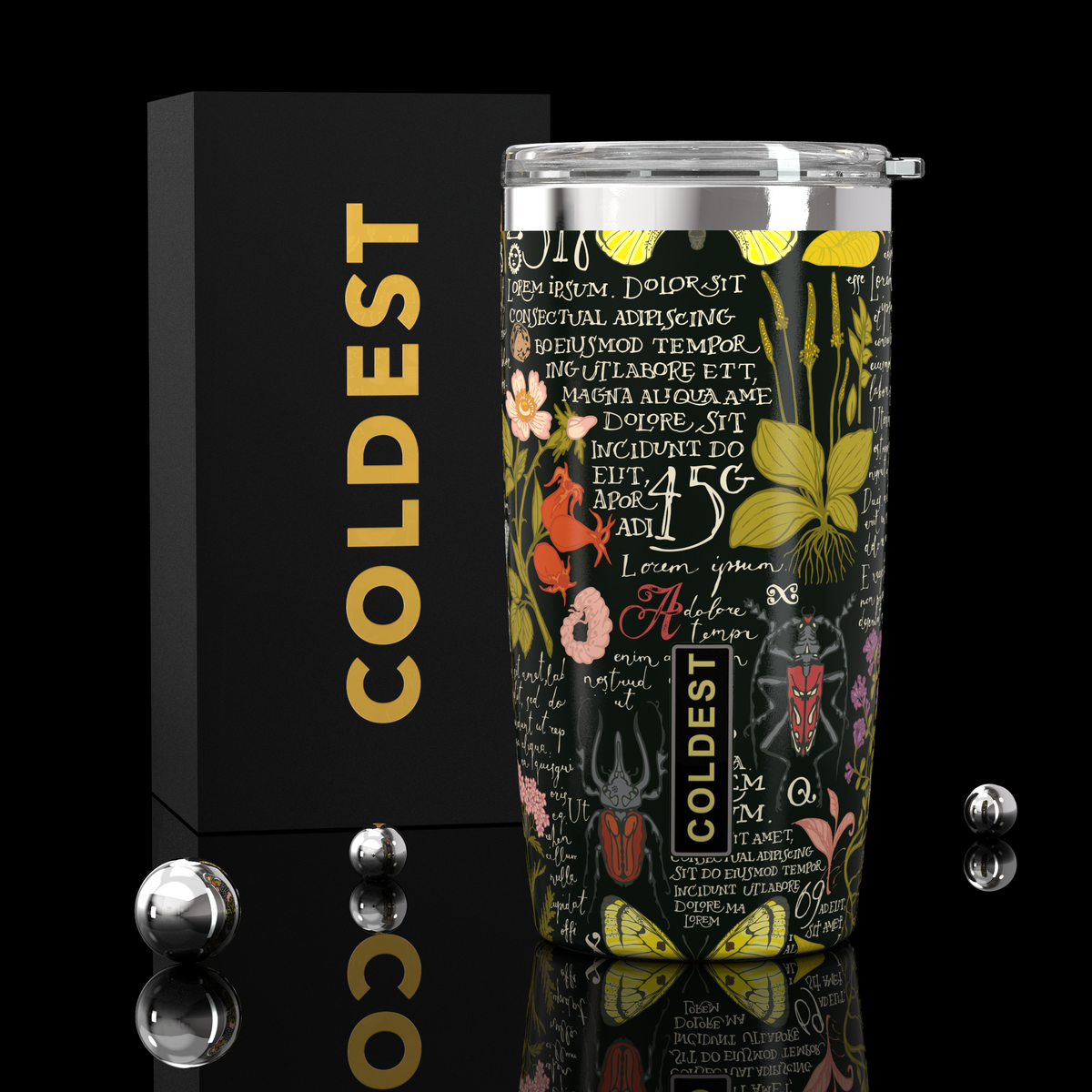 Coldest 20oz insulated tumbler in Herbology Class design