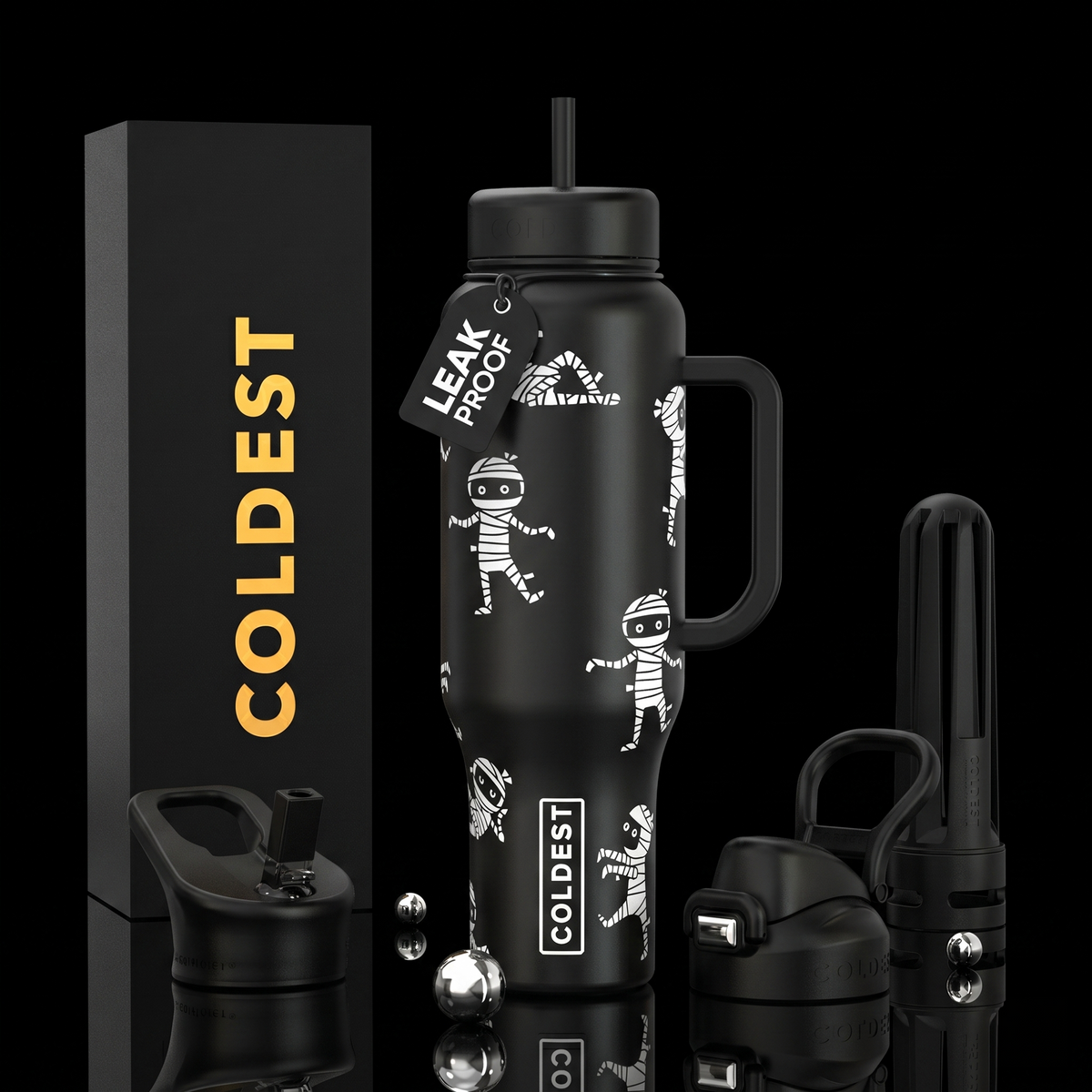 Stay Hydrated and Focused with the Coldest Water Bottle 46oz Limitless Ultra v8 - KoreyDeals