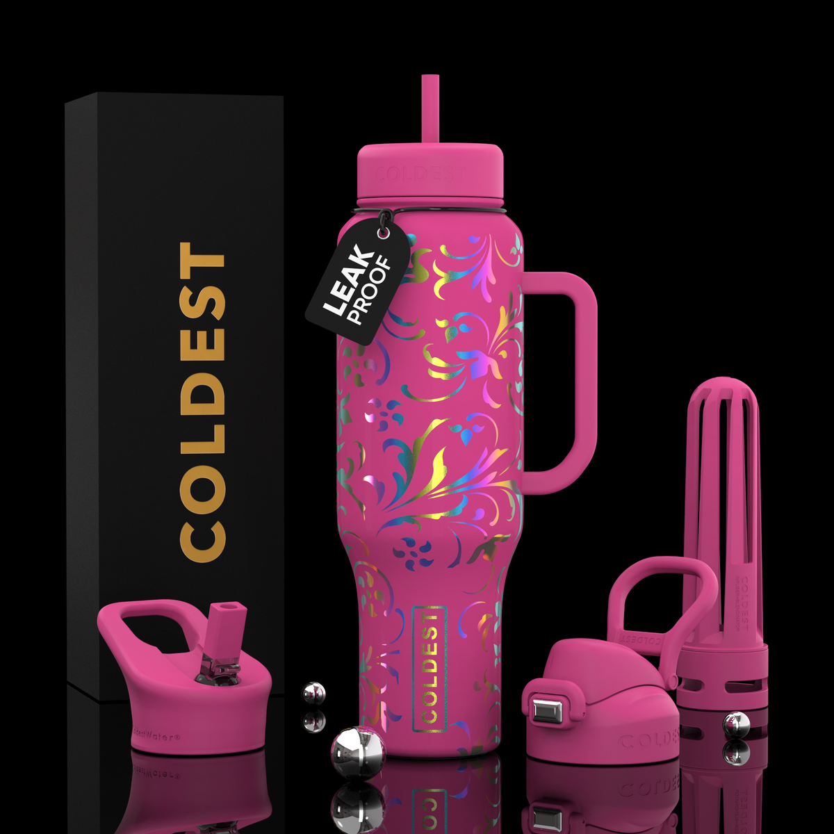 Stay Hydrated and Focused with the Coldest Water Bottle 46oz Limitless Ultra v8 - KoreyDeals