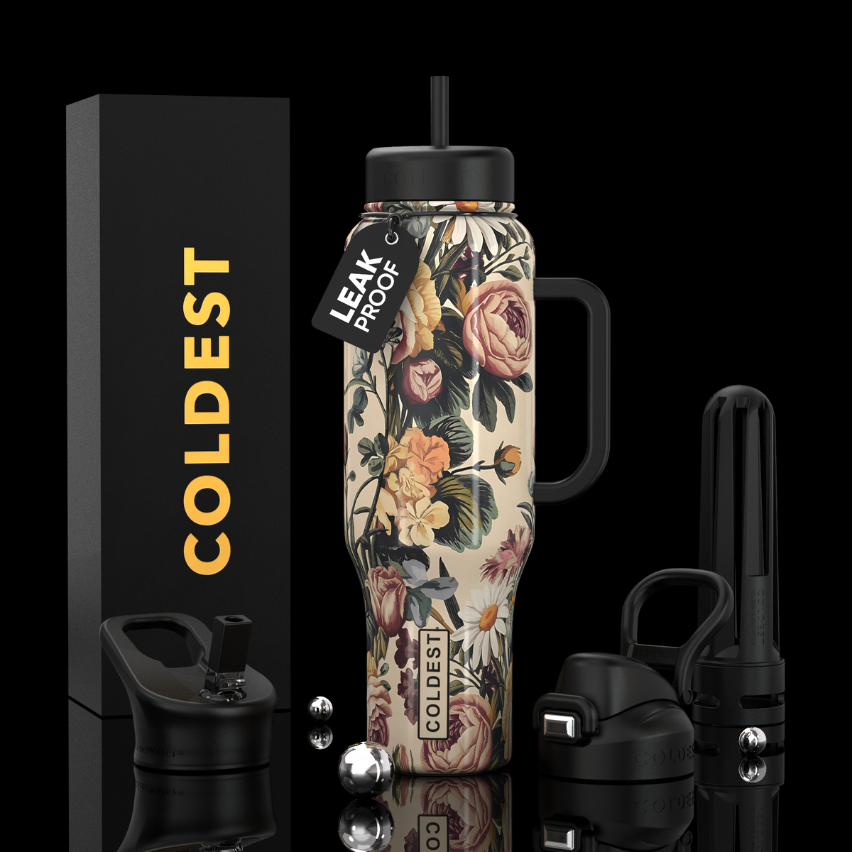 Stay Hydrated and Focused with the Coldest Water Bottle 46oz Limitless Ultra v8 - KoreyDeals