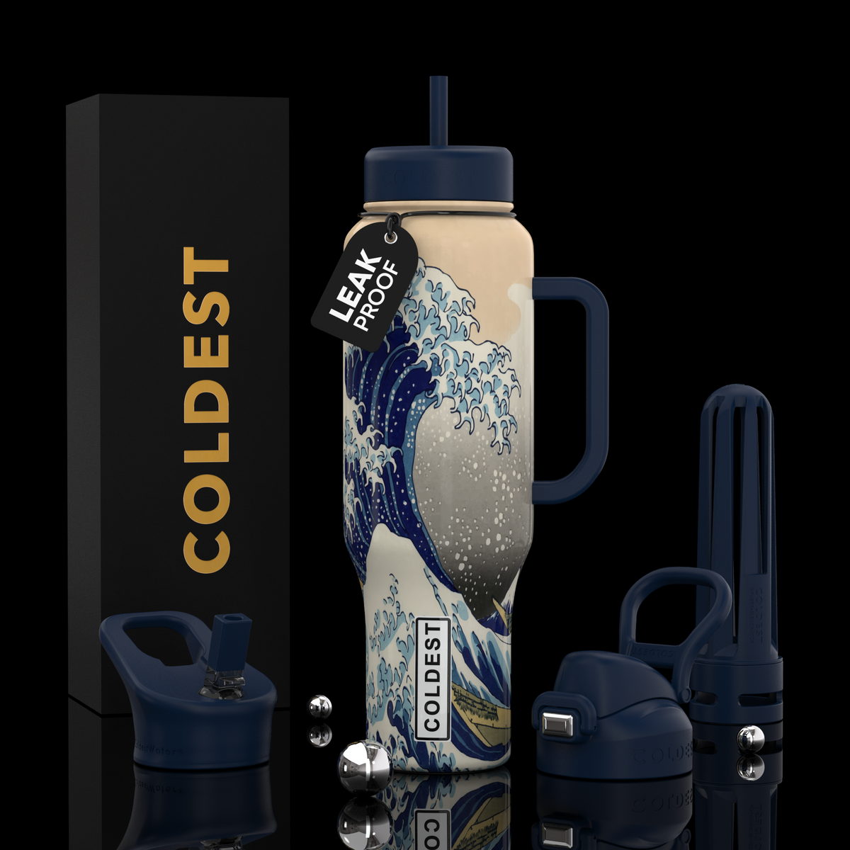 Stay Hydrated and Focused with the Coldest Water Bottle 46oz Limitless Ultra v8 - KoreyDeals