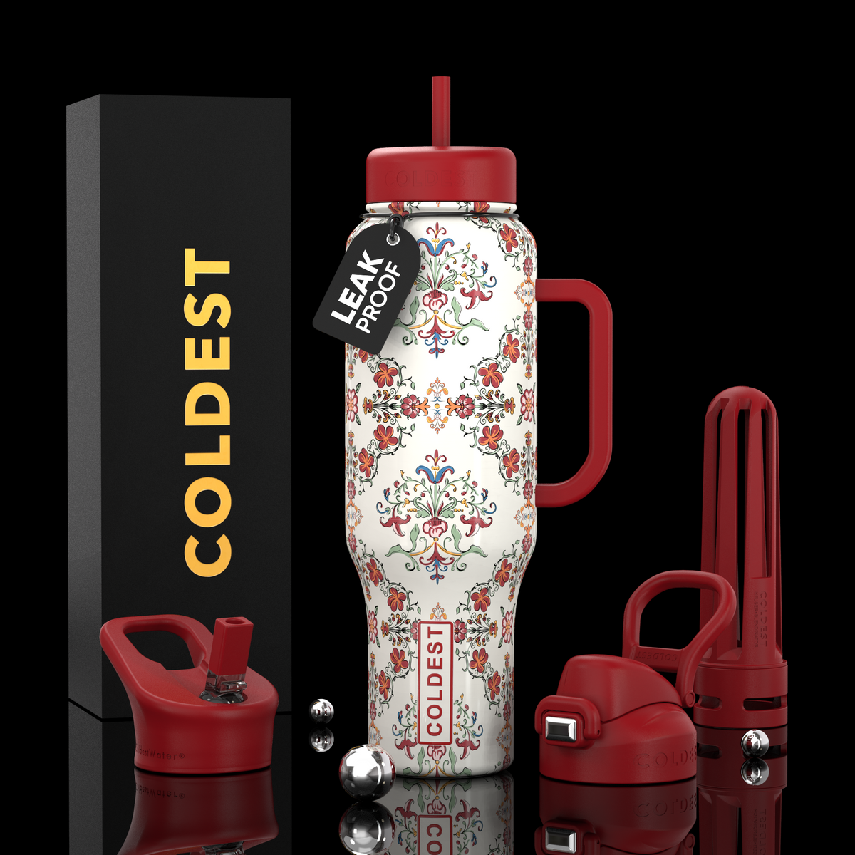 Stay Hydrated and Focused with the Coldest Water Bottle 46oz Limitless Ultra v8 - KoreyDeals