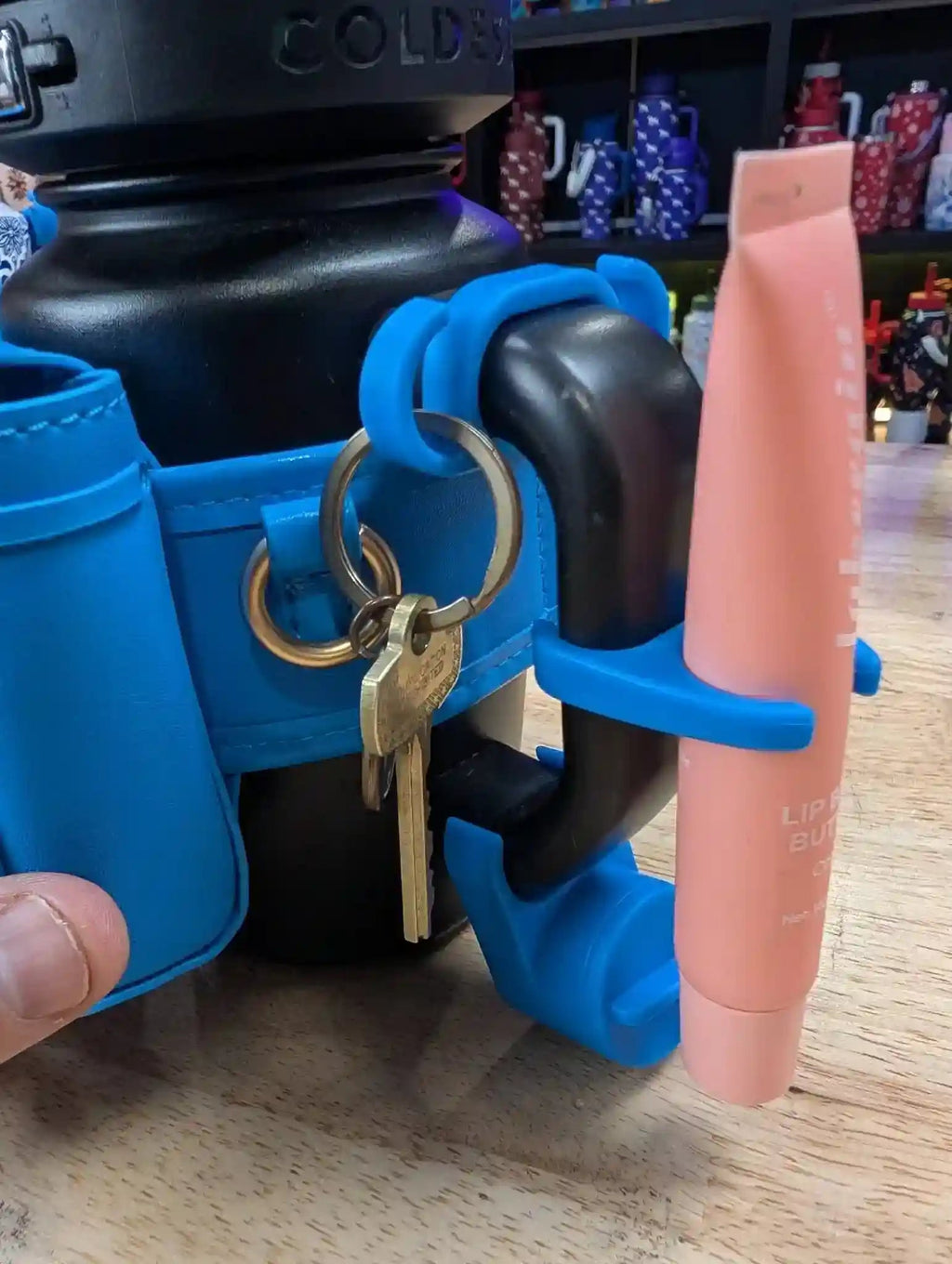 Mini Backpack Bundle — Water Bottle Bag with Lotion Holder, Key Hanger & Pill Case - KoreyDeals