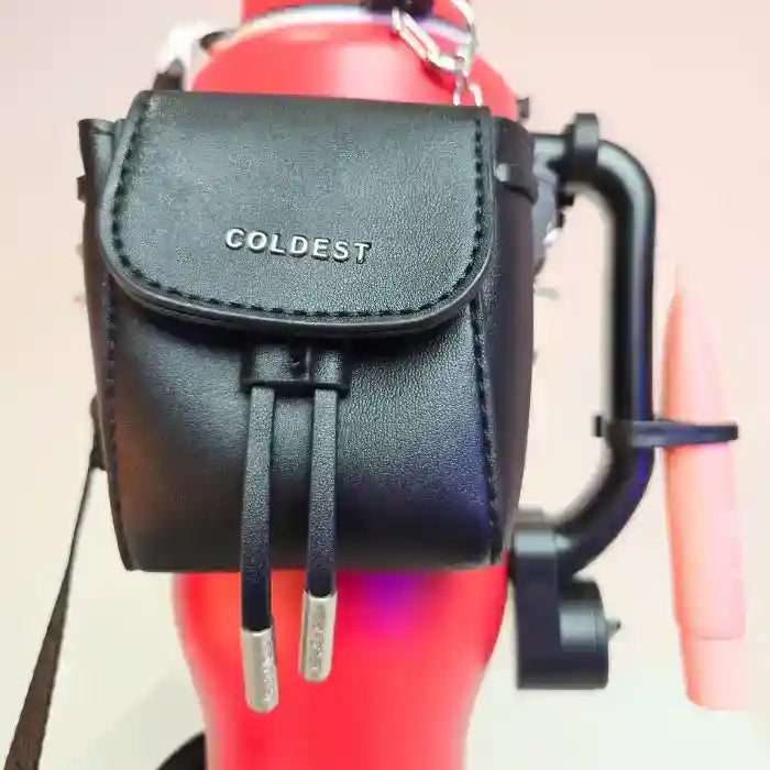 Mini Backpack Bundle — Water Bottle Bag with Lotion Holder, Key Hanger & Pill Case - KoreyDeals