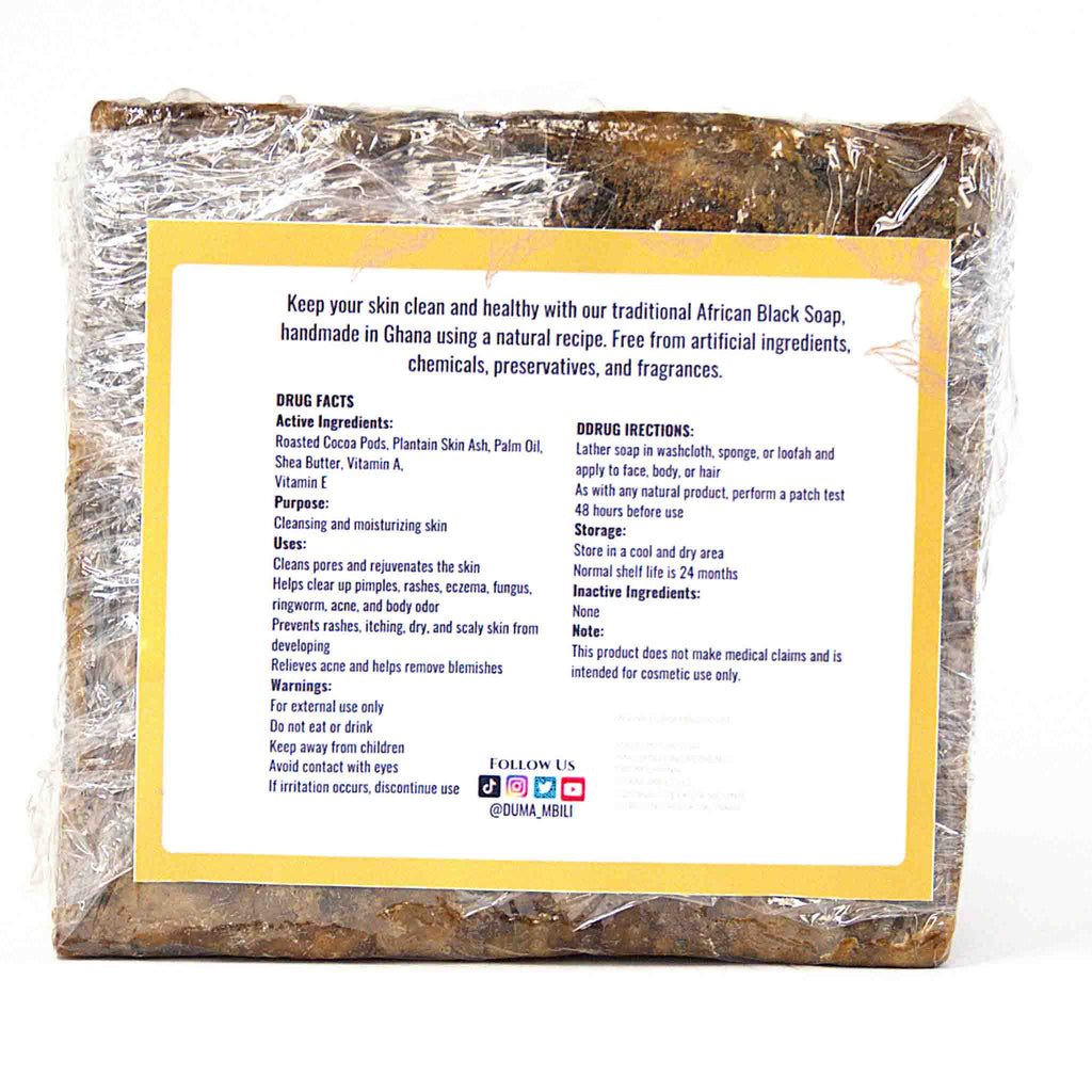 Authentic African Black Soap | Natural Skincare for Clear & Glowing Skin - KoreyDeals