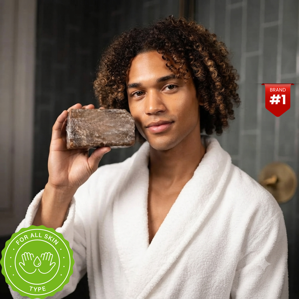 Authentic African Black Soap | Natural Skincare for Clear & Glowing Skin - KoreyDeals