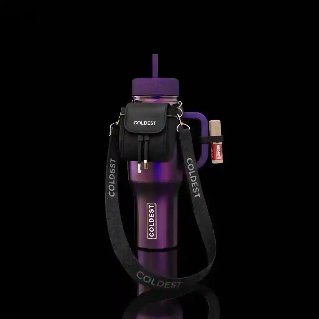 Mini Backpack Bundle — Water Bottle Bag with Lotion Holder, Key Hanger & Pill Case - KoreyDeals