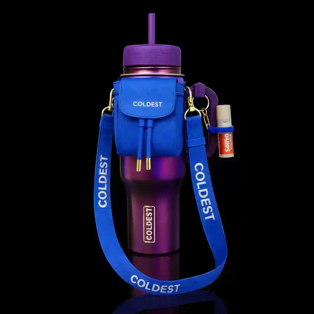 Mini Backpack Bundle — Water Bottle Bag with Lotion Holder, Key Hanger & Pill Case - KoreyDeals