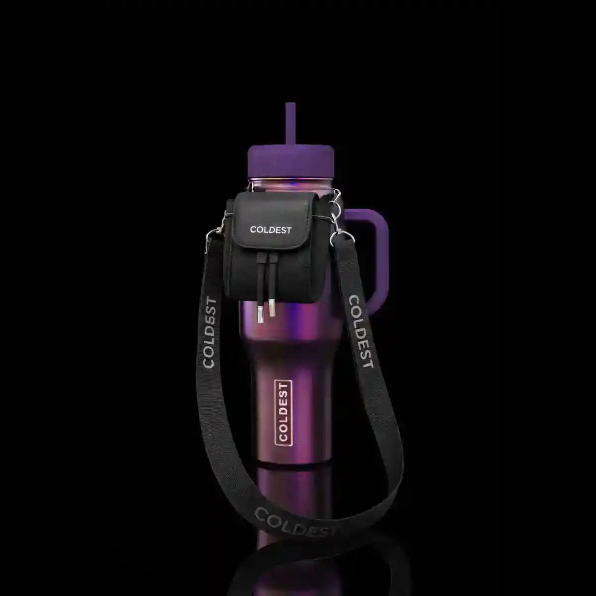 Mini Backpack Bundle — Water Bottle Bag with Lotion Holder, Key Hanger & Pill Case - KoreyDeals