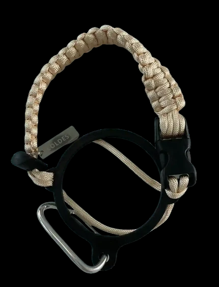 Coldest paracord handle in Thieves Gold for wide-mouth water bottles