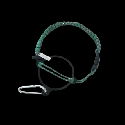Coldest paracord handle in Forest Green for wide-mouth water bottles