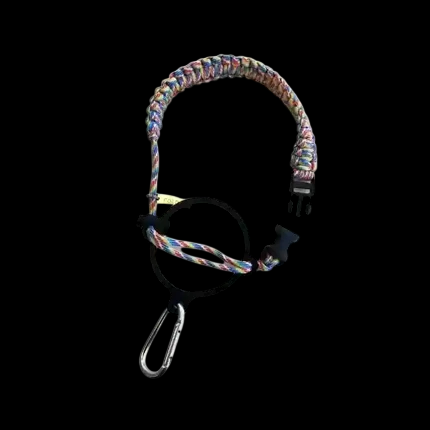 Coldest paracord handle in Rainbow for wide-mouth water bottles