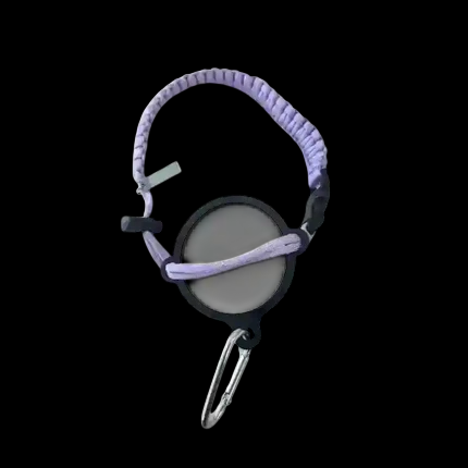 Coldest paracord handle in Lilac for wide-mouth water bottles