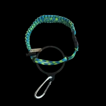 Coldest paracord handle in Aquarium Diamonds for wide-mouth water bottles