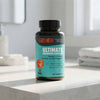 Organic mushroom supplement capsules bottle with natural 6-mushroom blend for immunity and vitality