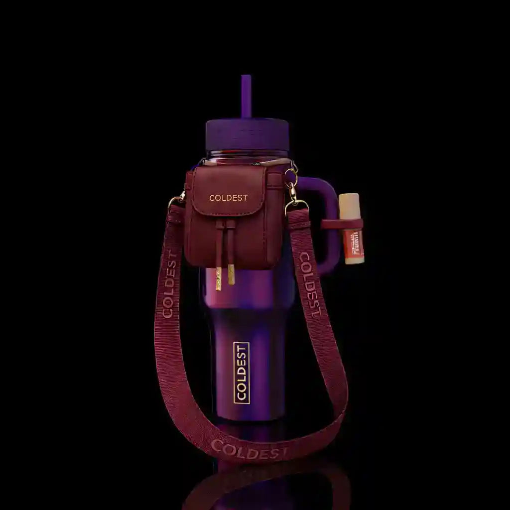 Mini Backpack Bundle — Water Bottle Bag with Lotion Holder, Key Hanger & Pill Case - KoreyDeals