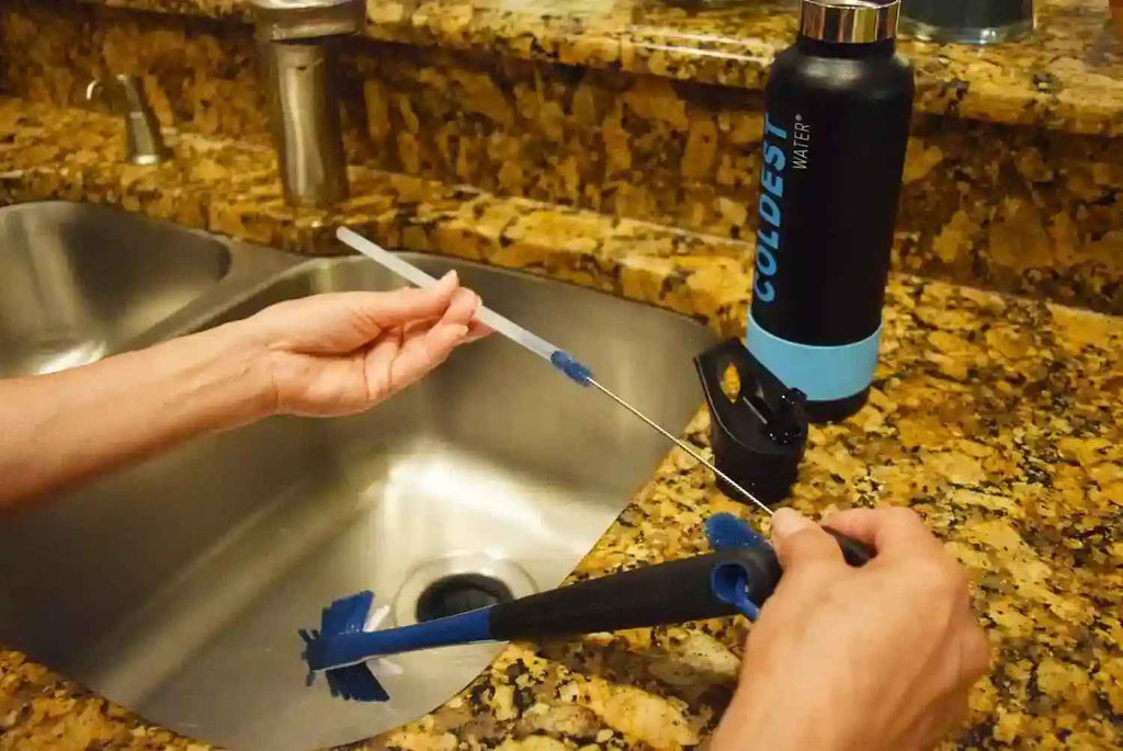Water Bottle Brush — 3-in-1 Cleaning Kit for Stainless Steel Bottles