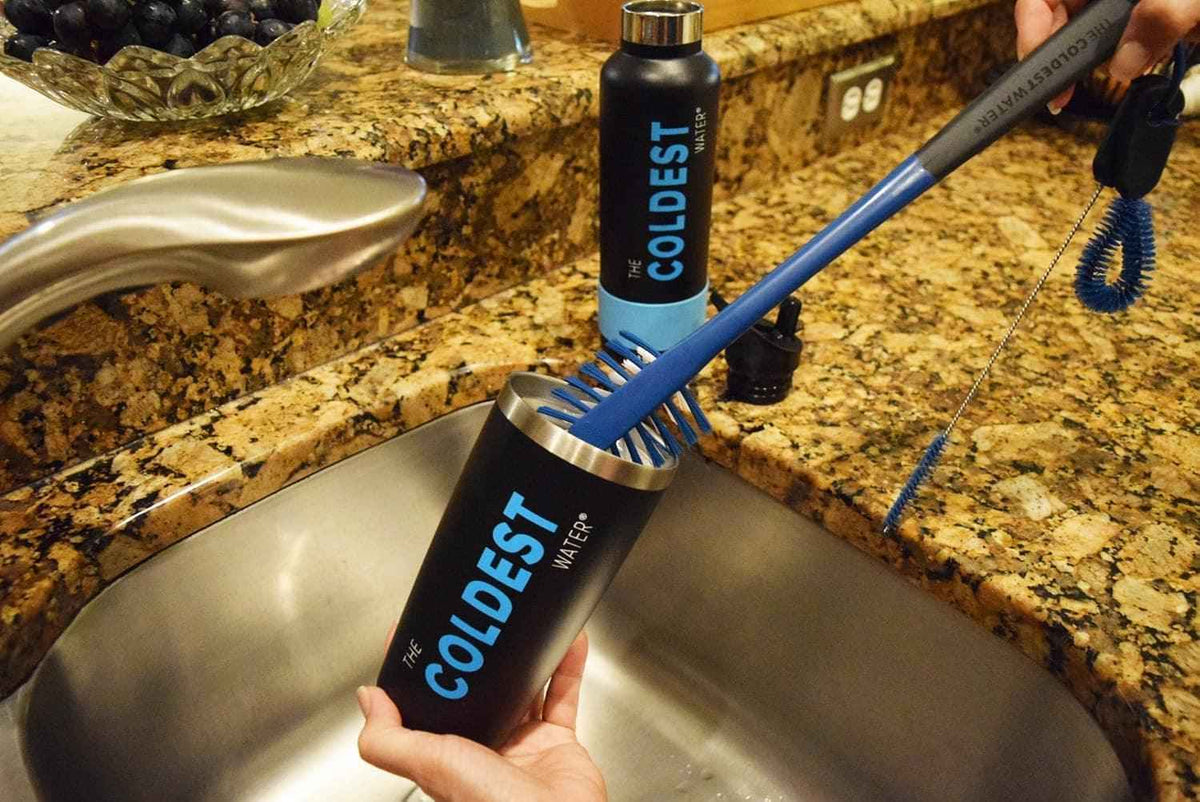 Water Bottle Brush — 3-in-1 Cleaning Kit for Stainless Steel Bottles - KoreyDeals