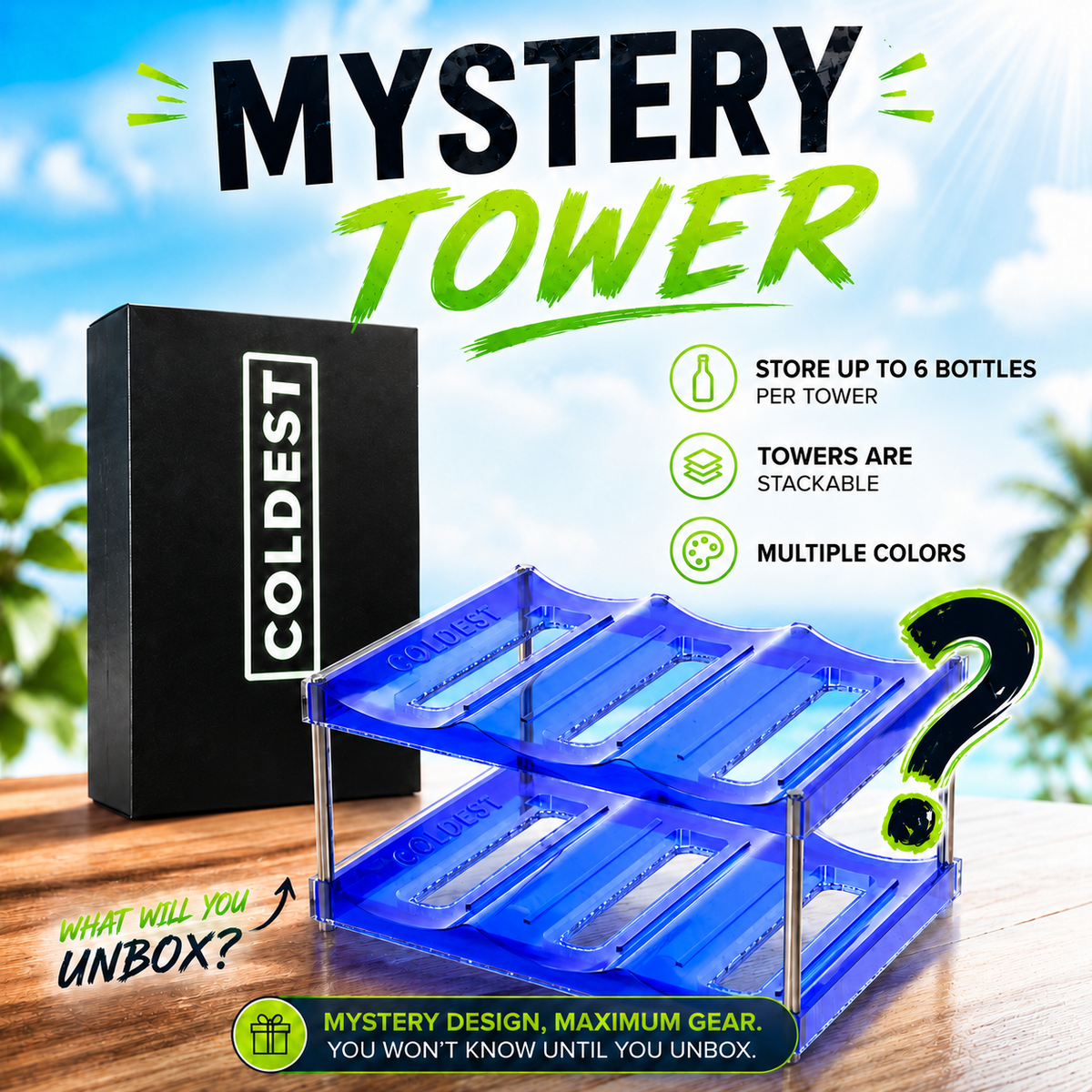 Towers — Stackable Water Bottle Shelf Organizer - KoreyDeals