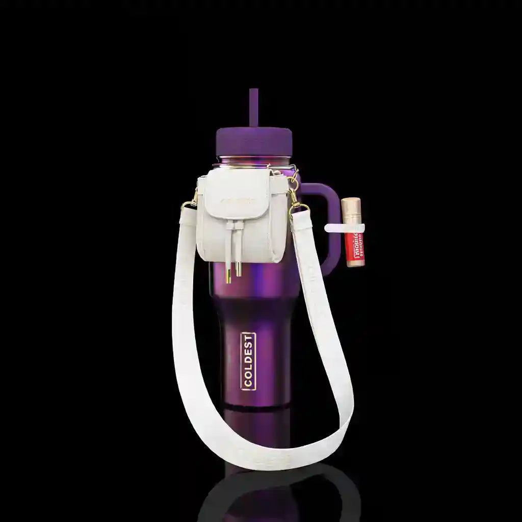 Mini Backpack Bundle — Water Bottle Bag with Lotion Holder, Key Hanger & Pill Case - KoreyDeals
